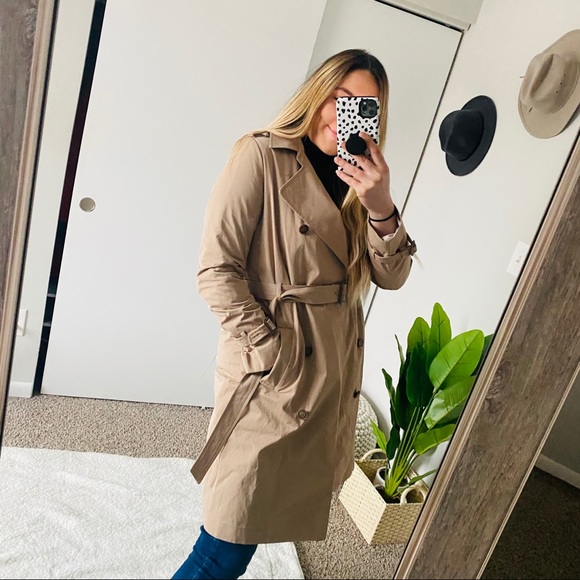 Soia & kyo tan trench coat - Picture 2 of 11